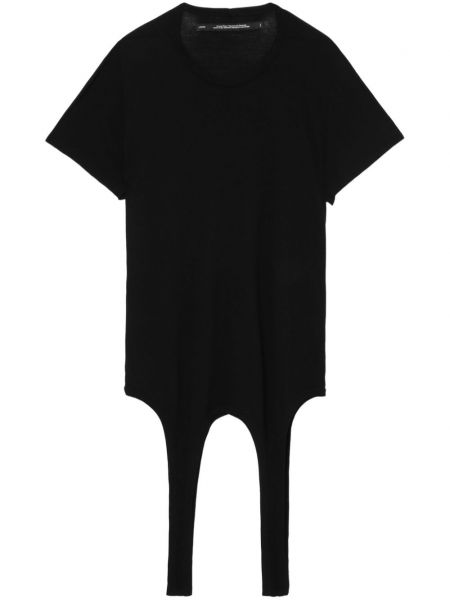 Βαμβακερή μπλούζα Julius μαύρο