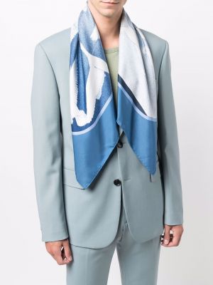 Bufanda Hermès azul