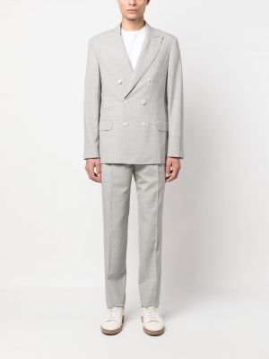 Oblek Brunello Cucinelli šedý