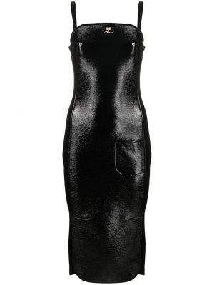 Коктейлна рокля Courreges черно