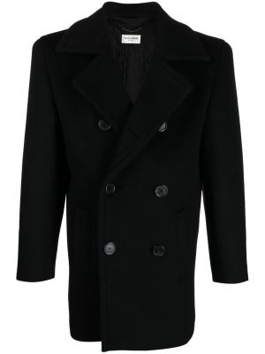 Černý kabát Saint Laurent