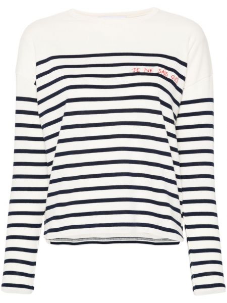 Kort sweater Maison Labiche hvid