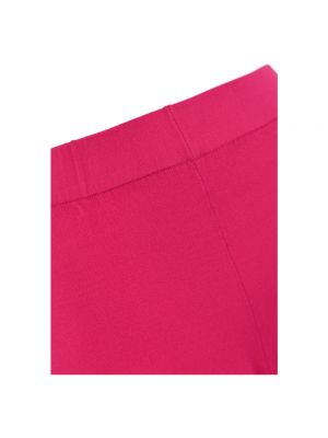 Pantalones rectos de viscosa Liviana Conti rosa