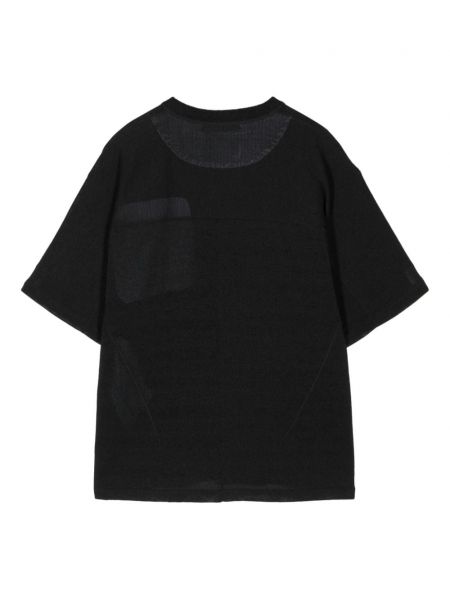 Dzianinowa koszulka Undercover czarna