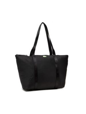 Nákupná taška Lacoste čierna