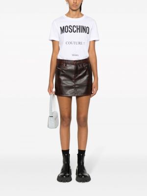 Bavlněné tričko s potiskem Moschino