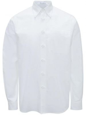 Bombažna srajca Jw Anderson bela