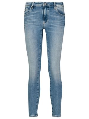 Skinny džíny Ag Jeans modré