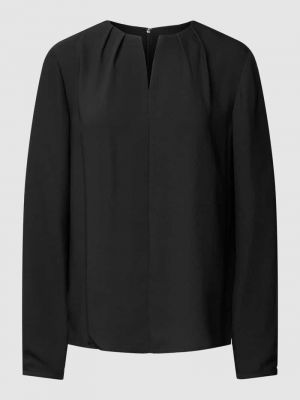 Bluzka z dekoltem w serek Calvin Klein Womenswear czarna