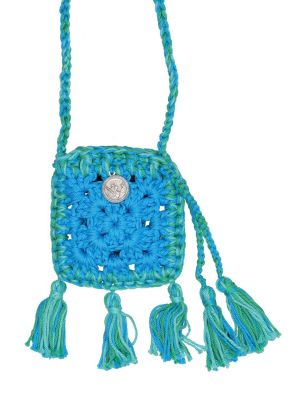 Bavlněná taška přes rameno Alanui modrá
