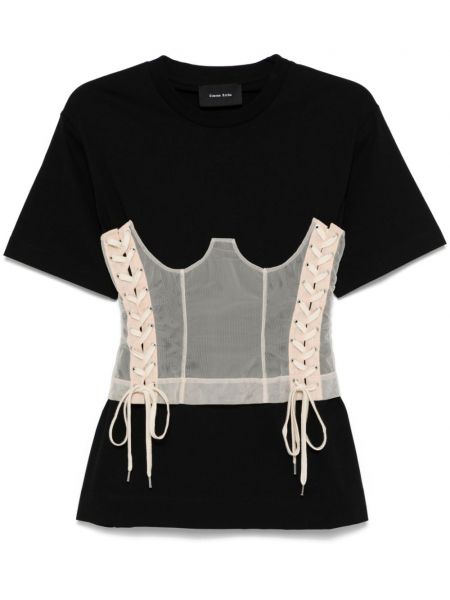 T-shirt Simone Rocha sort