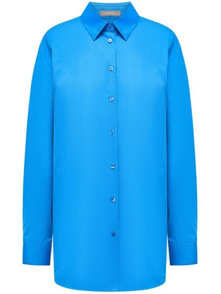 Βαμβακερό πουκάμισο με κουμπιά 12 Storeez μπλε