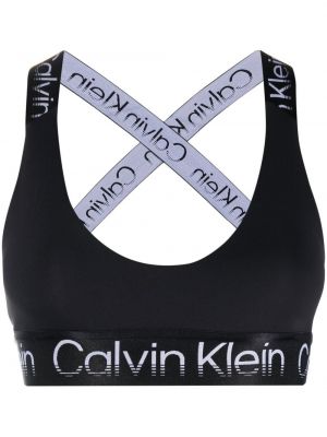 Crop top Calvin Klein svart