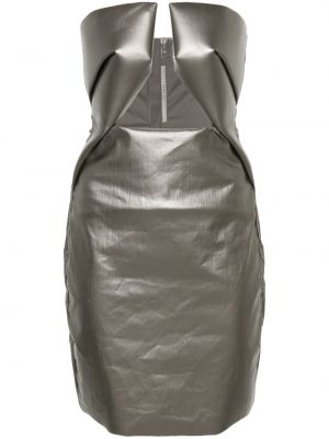Коктейлна рокля Rick Owens сиво
