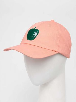 Хлопковая кепка United Colors Of Benetton розовая