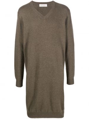 Strikket kashmir dress Extreme Cashmere grønn