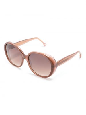 Okulary przeciwsłoneczne gradientowe oversize Nathalie Blanc Paris różowe