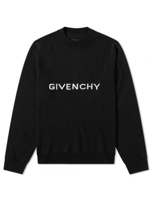 Трикотажный свитер Givenchy черный