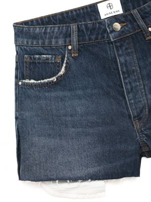 Distressed jeans shorts Anine Bing blau