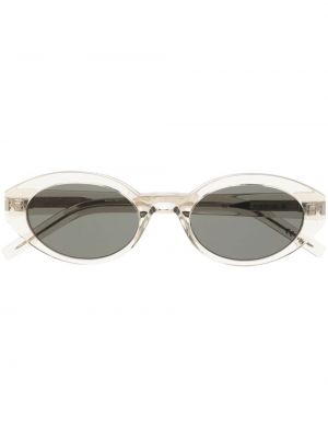 Прозрачни слънчеви очила Saint Laurent Eyewear бежово