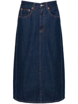 Džínová sukně Mm6 Maison Margiela modré