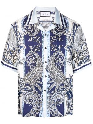 Svilena košulja s printom s paisley uzorkom Philipp Plein