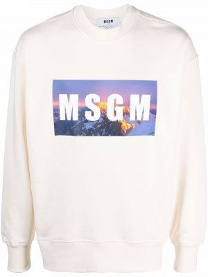 Trykt sweatshirt Msgm