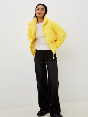 Утепленная демисезонная куртка Fadas желтая