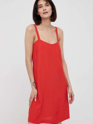 Sisley ruha piros, mini, egyenes