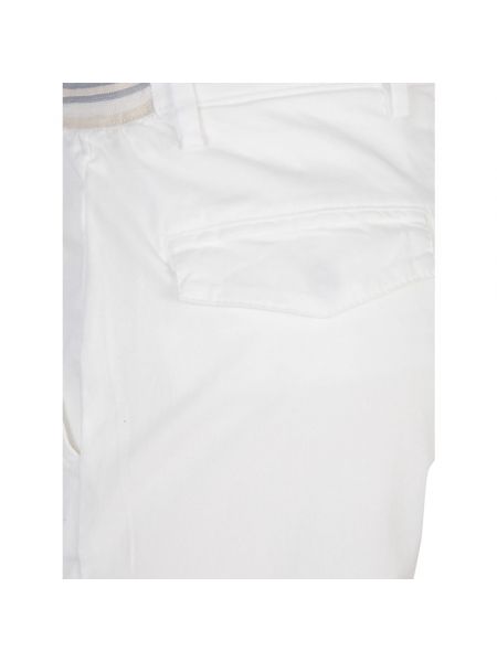 Pantalones rectos Eleventy blanco