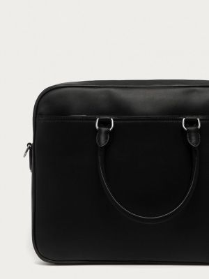 Bőr bőr táska Polo Ralph Lauren fekete