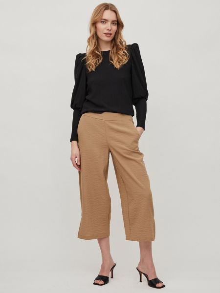 Pantalones culotte Vila marrón