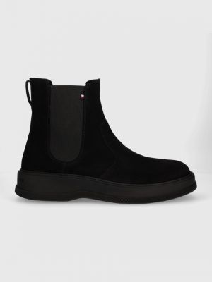 Черные замшевые ботинки челси Tommy Hilfiger