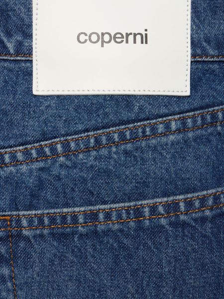 Džínsová sukňa Coperni modrá