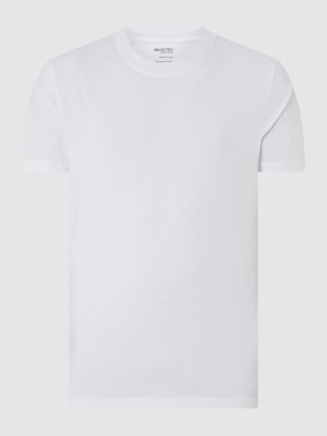 Koszulka Selected Homme biała