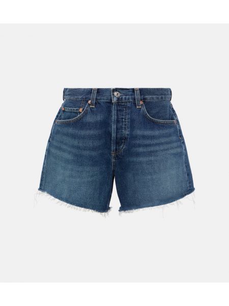 Hög midja jeansshorts Citizens Of Humanity blå