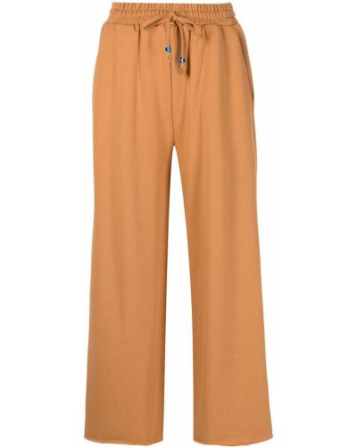 Pantalones de chándal bootcut Staud marrón