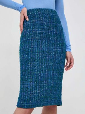Midi sukně Luisa Spagnoli modré