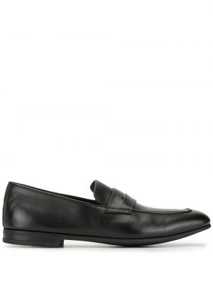 Pantofi loafer din piele Zegna negru