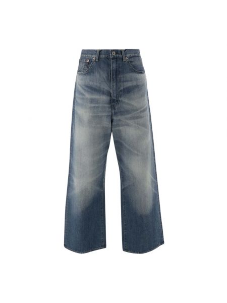 Straight jeans mit taschen Junya Watanabe blau