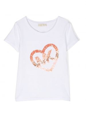 T-shirt for piger Michael Kors Kids hvid