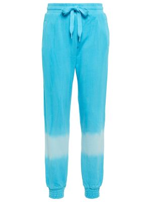 Pantaloni sport din bumbac The Upside albastru