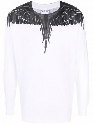 Långärmad t-shirt Marcelo Burlon County Of Milan vit