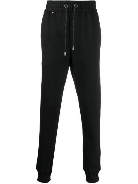 Pantalones de chándal slim fit con apliques Philipp Plein negro