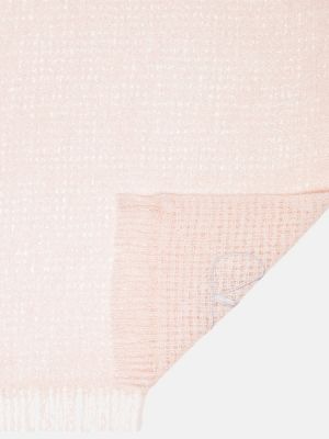 Fular de mătase din cașmir Valentino roz