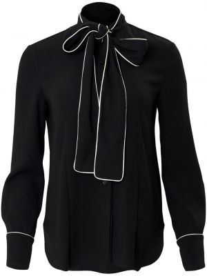 Camicia con fiocco Carolina Herrera nero