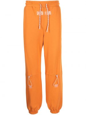 Спортни панталони Mcq оранжево