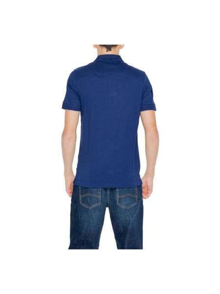 Poloshirt aus baumwoll mit kurzen ärmeln Replay blau