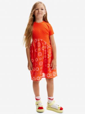 Šaty Desigual oranžová