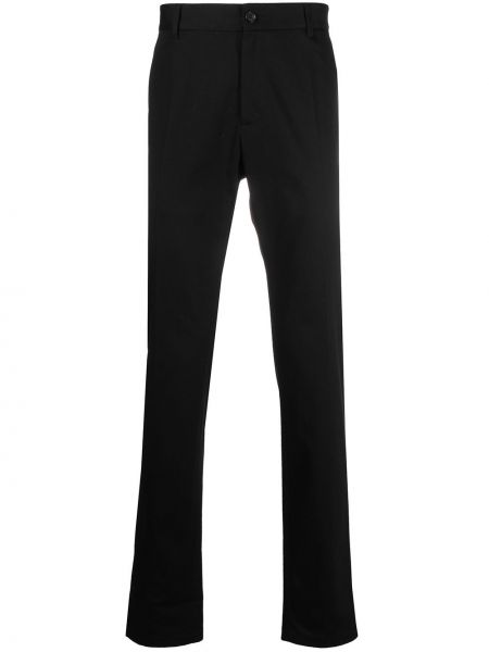 Pantalones con bordado Versace negro